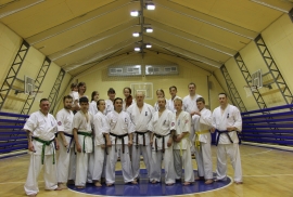 Тренировочные сборы клуба каратэ Киокушинкай "Gambaru Dojo".