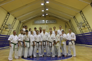 Тренировочные сборы клуба каратэ Киокушинкай "Gambaru Dojo".